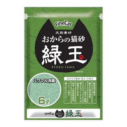 Fine Cat l 綠茶精華貓砂綠玉石 - 6L