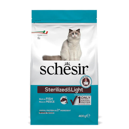 Schesir | 魚肉絕育體重控制貓糧