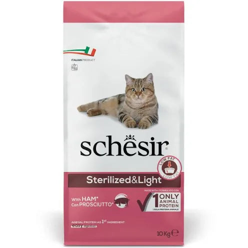 Schesir | 豬肉絕育及體重控制貓糧