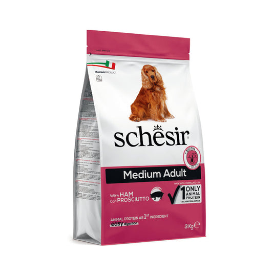 Schesir | 天然豬肉中型成犬糧