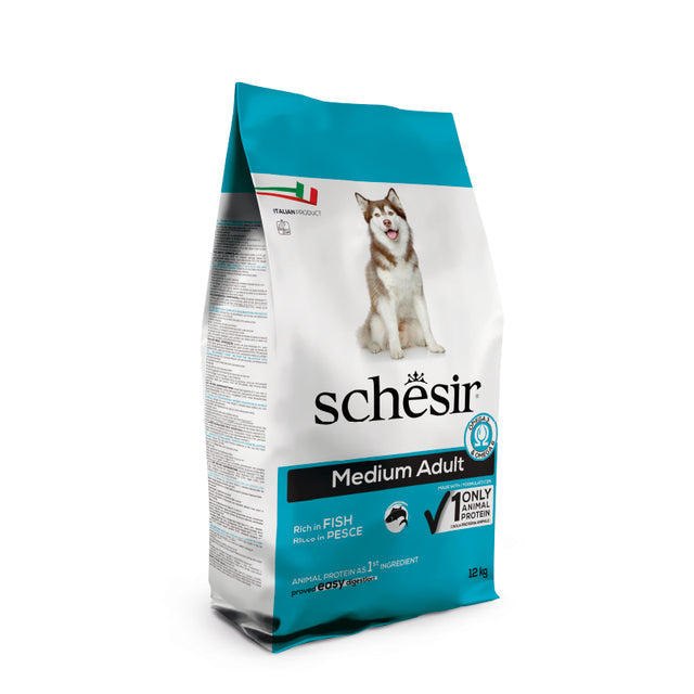Schesir | 天然魚肉中型成犬糧