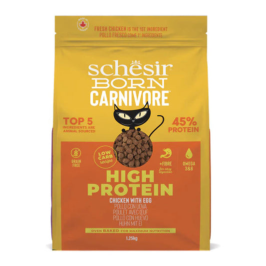 Schesir Born Carnivore | 高蛋白雞肉雞蛋無穀物成貓糧