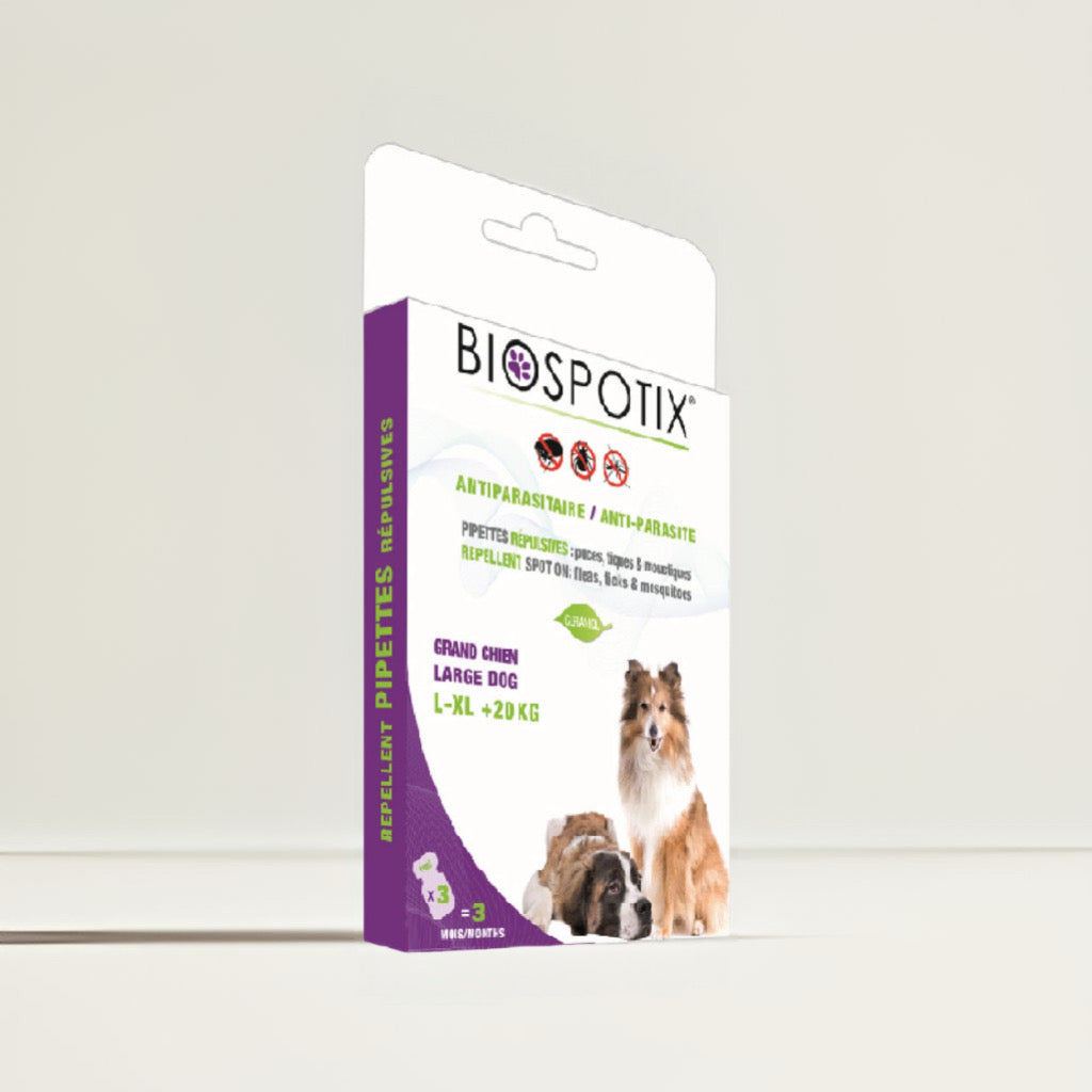 Biogance | 大型犬用香葉醇精油殺滴液 5x1ml