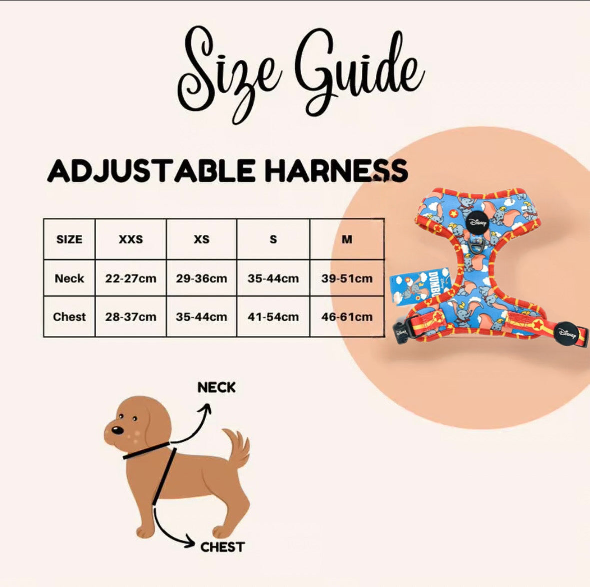 Disney Adjustable Harness | Dumbo